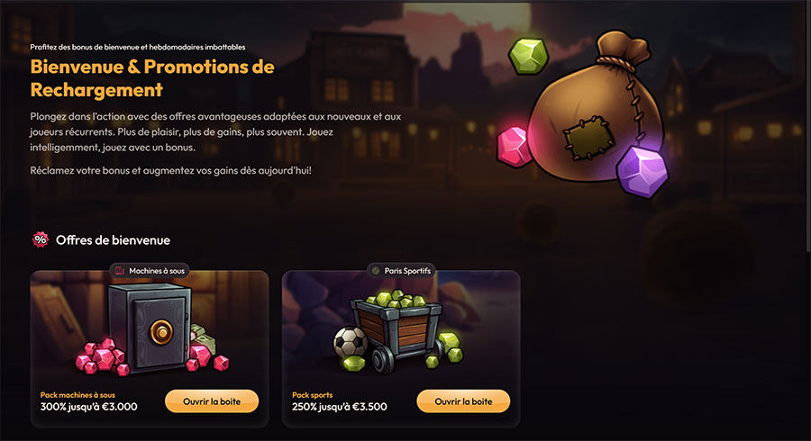 page des bonus mad casino