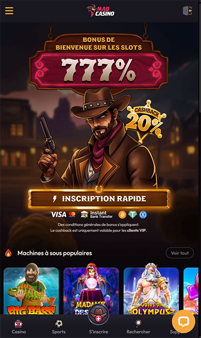 version mobile madcasino
